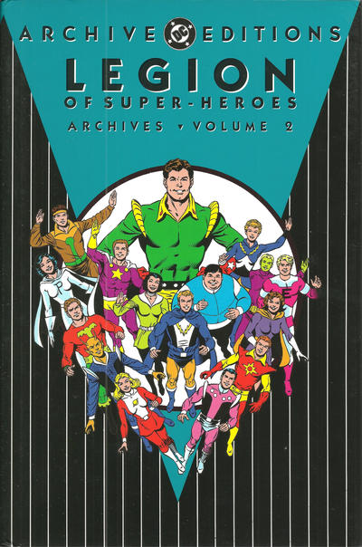 Cover for The Legion of Super-Heroes Archives (DC, 1991 series) #2 [2nd Printing]