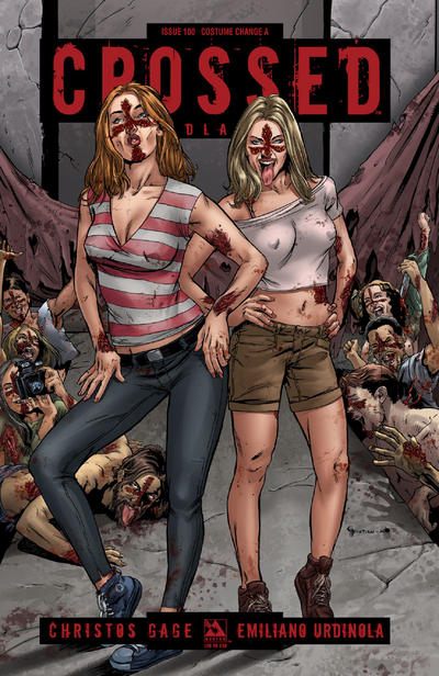 Cover for Crossed Badlands (Avatar Press, 2012 series) #100 [Costume Change Cover A - Christian Zanier]