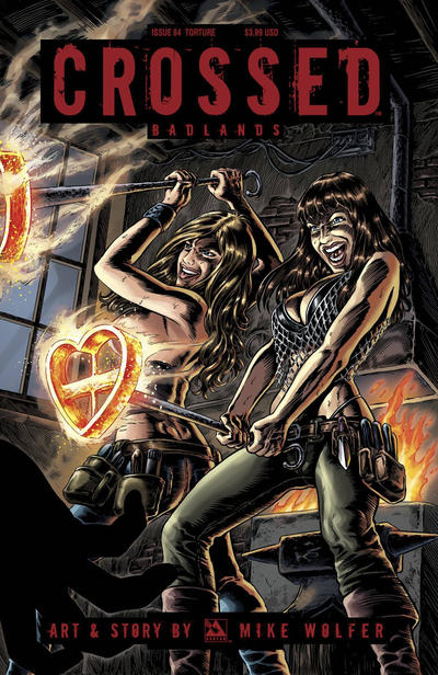 Cover for Crossed Badlands (Avatar Press, 2012 series) #84 [Torture Variant - Raulo Caceres]