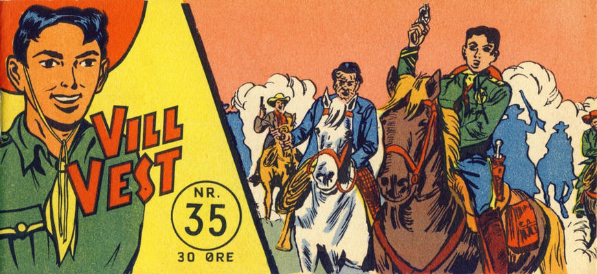 Cover for Vill Vest (Serieforlaget / Se-Bladene / Stabenfeldt, 1953 series) #35/1957