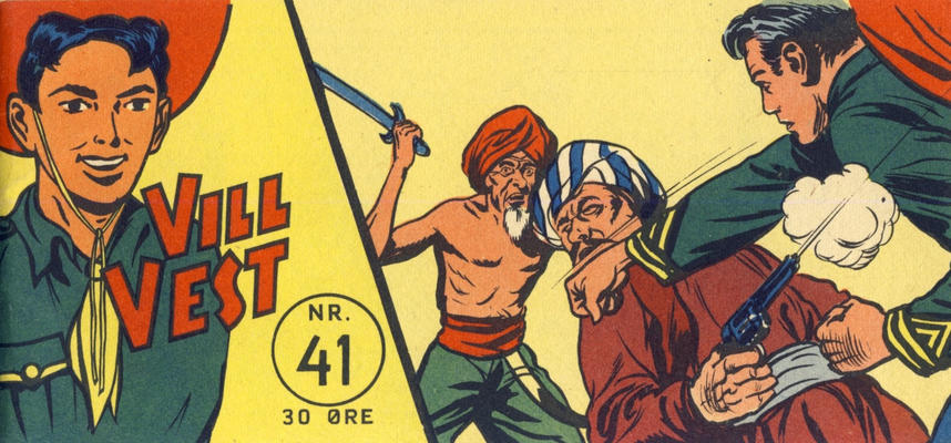 Cover for Vill Vest (Serieforlaget / Se-Bladene / Stabenfeldt, 1953 series) #41/1957