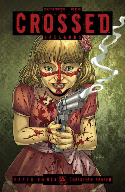 Cover for Crossed Badlands (Avatar Press, 2012 series) #50 [Princess Variant - Jacen Burrows]