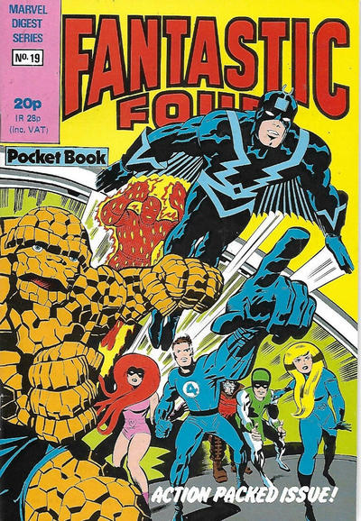 Cover for Fantastic Four Pocket Book (Marvel UK, 1980 series) #19