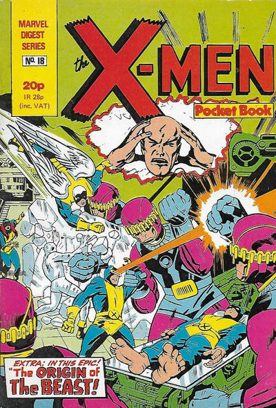 Cover for X-Men Pocketbook (Marvel UK, 1981 series) #18
