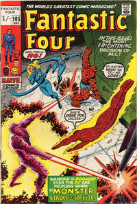 Cover Thumbnail for Fantastic Four (Marvel, 1961 series) #105 [British]