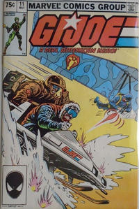 Cover Thumbnail for G.I. Joe, A Real American Hero (Marvel, 1982 series) #11 [Second Print]