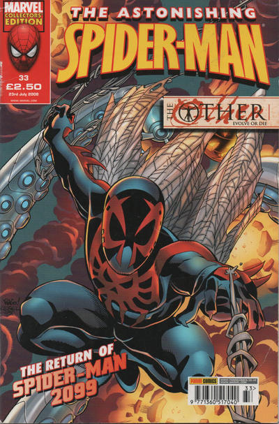 Cover for Astonishing Spider-Man (Panini UK, 2007 series) #33