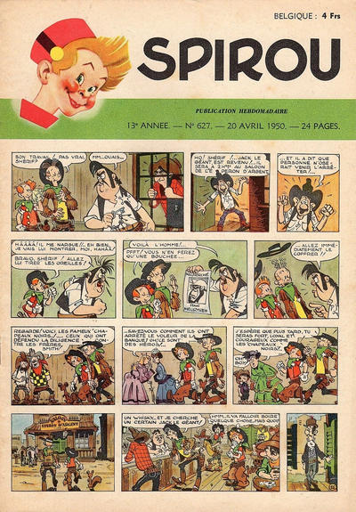 Cover for Spirou (Dupuis, 1947 series) #627