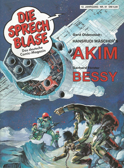 Cover for Die Sprechblase (Norbert Hethke Verlag, 1978 series) #81