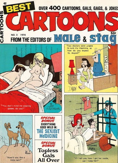 Cover for Best Cartoons from the Editors of Male & Stag (Marvel, 1970 series) #2