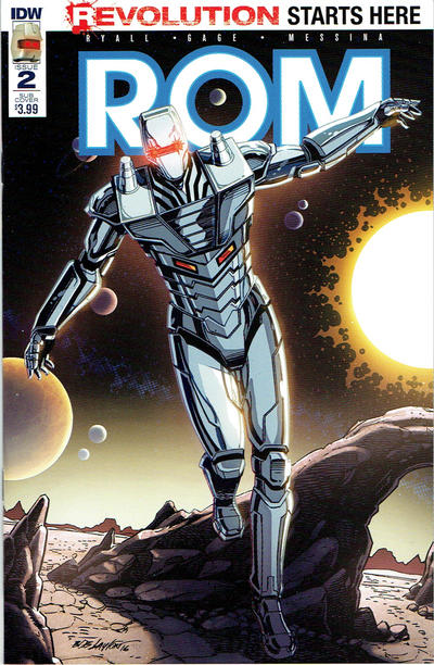 Cover for Rom (IDW, 2016 series) #2 [Bob Layton Cover]