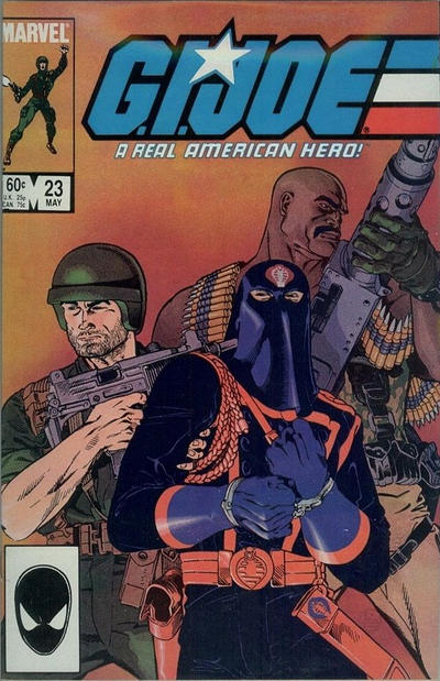 Cover for G.I. Joe, A Real American Hero (Marvel, 1982 series) #23 [Direct]