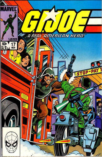 Cover for G.I. Joe, A Real American Hero (Marvel, 1982 series) #17 [Direct]