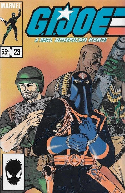 Cover for G.I. Joe, A Real American Hero (Marvel, 1982 series) #23 [Second Print]