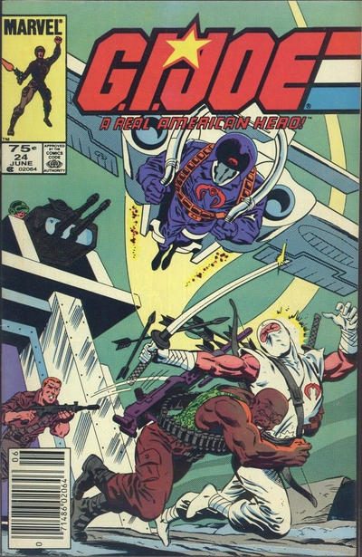 Cover for G.I. Joe, A Real American Hero (Marvel, 1982 series) #24 [Canadian]
