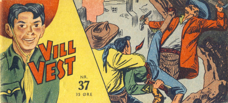 Cover for Vill Vest (Serieforlaget / Se-Bladene / Stabenfeldt, 1953 series) #37/1958
