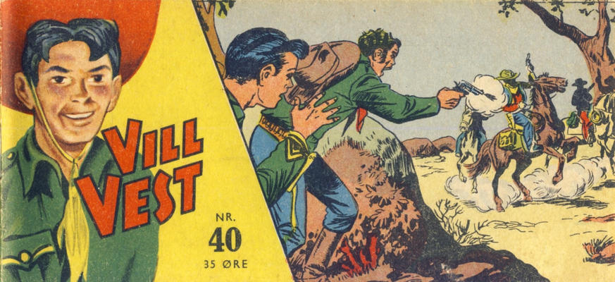Cover for Vill Vest (Serieforlaget / Se-Bladene / Stabenfeldt, 1953 series) #40/1958