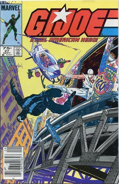 Cover for G.I. Joe, A Real American Hero (Marvel, 1982 series) #27 [Canadian]