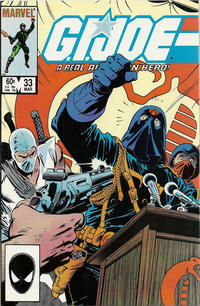 Cover Thumbnail for G.I. Joe, A Real American Hero (Marvel, 1982 series) #33 [Direct]