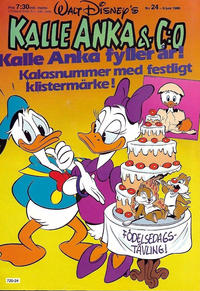 Cover Thumbnail for Kalle Anka & C:o (Hemmets Journal, 1957 series) #24/1986