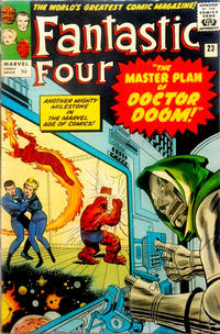 Cover Thumbnail for Fantastic Four (Marvel, 1961 series) #23 [British]