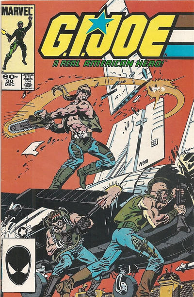 Cover for G.I. Joe, A Real American Hero (Marvel, 1982 series) #30 [Second Print]