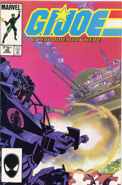Cover for G.I. Joe, A Real American Hero (Marvel, 1982 series) #36 [Second Print]