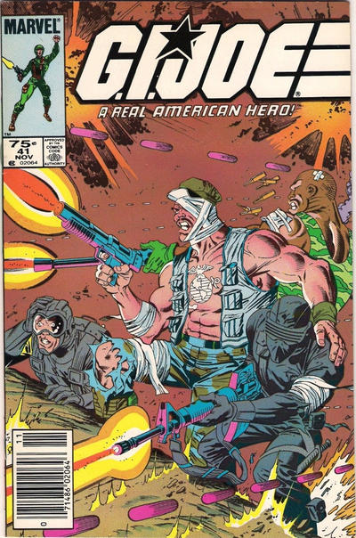 Cover for G.I. Joe, A Real American Hero (Marvel, 1982 series) #41 [Newsstand]
