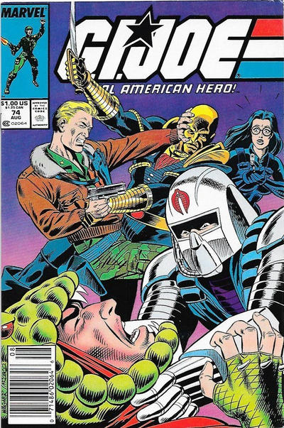 Cover for G.I. Joe, A Real American Hero (Marvel, 1982 series) #74 [Newsstand]