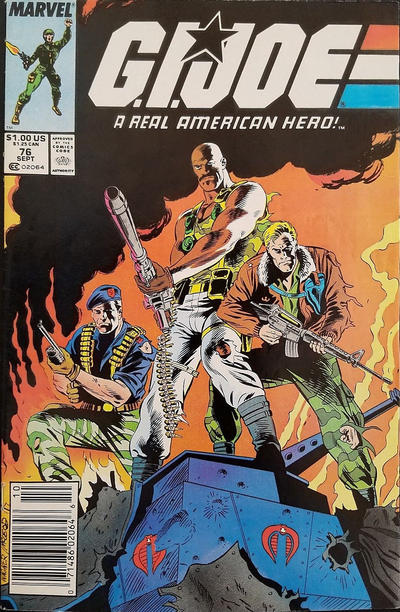Cover for G.I. Joe, A Real American Hero (Marvel, 1982 series) #76 [Newsstand]