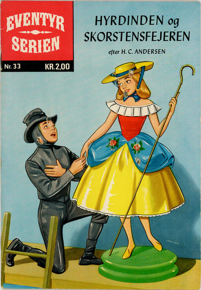 Cover for Eventyrserien (I.K. [Illustrerede klassikere], 1957 series) #33 - Hyrdinden og skorstensfejeren