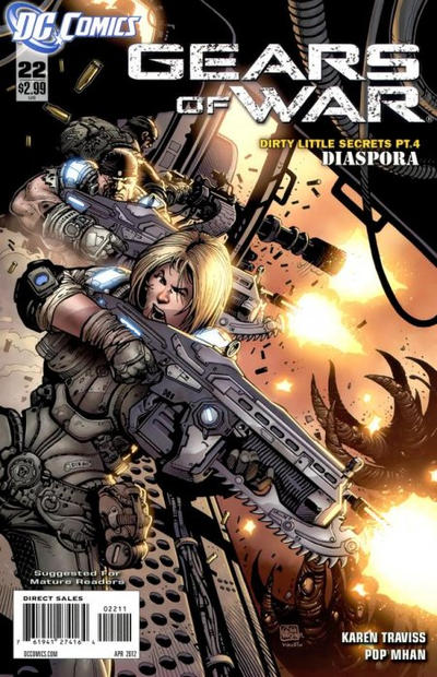 Cover for Gears of War (DC, 2008 series) #22 [Direct Sales]
