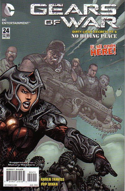 Cover for Gears of War (DC, 2008 series) #24