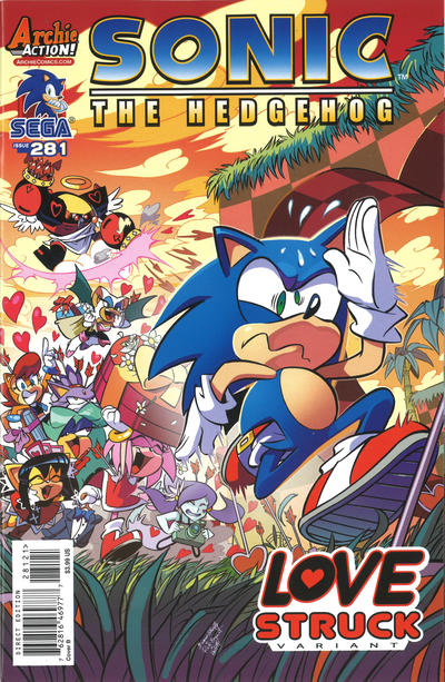 Cover for Sonic the Hedgehog (Archie, 1993 series) #281 [Cover B Diana Skelly]