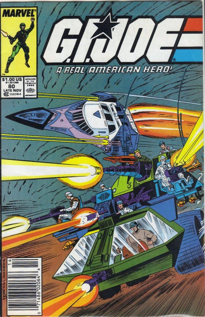 Cover for G.I. Joe, A Real American Hero (Marvel, 1982 series) #80 [Newsstand]