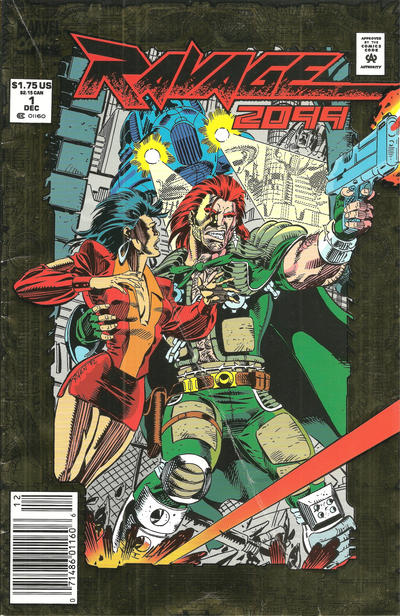 Cover for Ravage 2099 (Marvel, 1992 series) #1 [Newsstand]