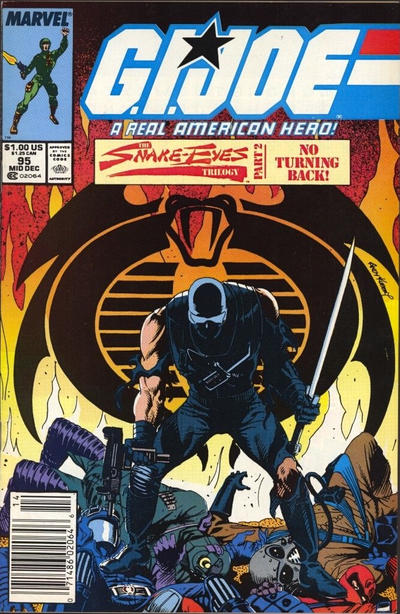 Cover for G.I. Joe, A Real American Hero (Marvel, 1982 series) #95 [Newsstand]