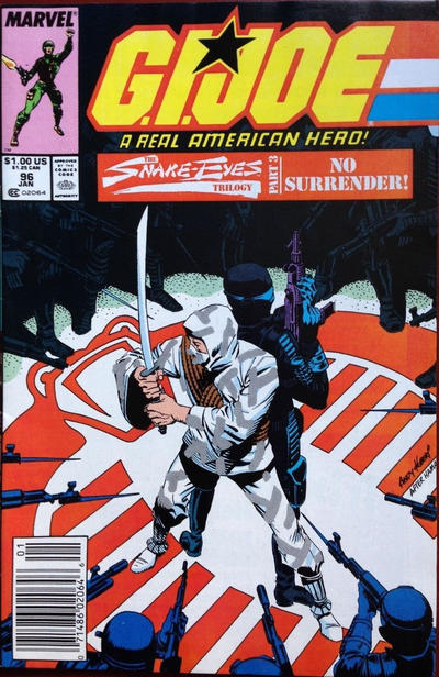 Cover for G.I. Joe, A Real American Hero (Marvel, 1982 series) #96 [Newsstand]