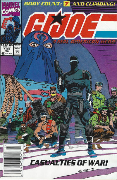 Cover for G.I. Joe, A Real American Hero (Marvel, 1982 series) #109 [Newsstand]