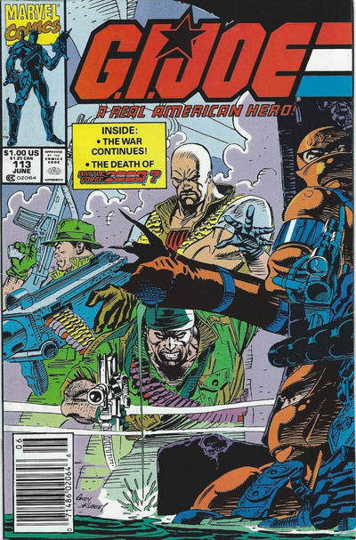 Cover for G.I. Joe, A Real American Hero (Marvel, 1982 series) #113 [Newsstand]