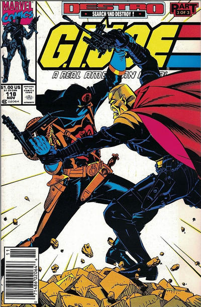 Cover for G.I. Joe, A Real American Hero (Marvel, 1982 series) #118 [Newsstand]