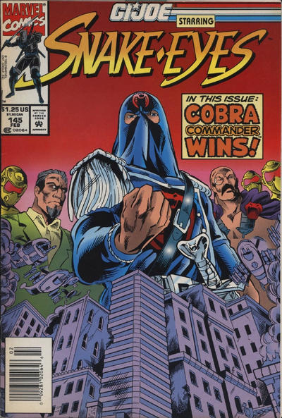 Cover for G.I. Joe, A Real American Hero (Marvel, 1982 series) #145 [Newsstand]