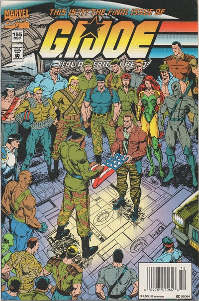 Cover for G.I. Joe, A Real American Hero (Marvel, 1982 series) #155 [Newsstand]