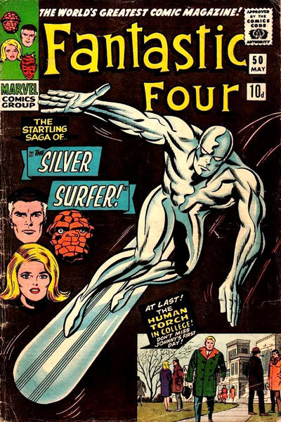 Cover for Fantastic Four (Marvel, 1961 series) #50 [British]