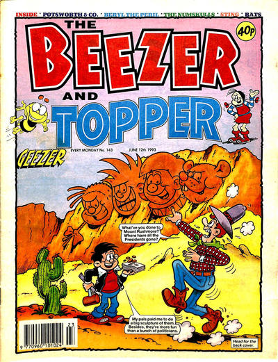 Cover for The Beezer and Topper (D.C. Thomson, 1990 series) #143