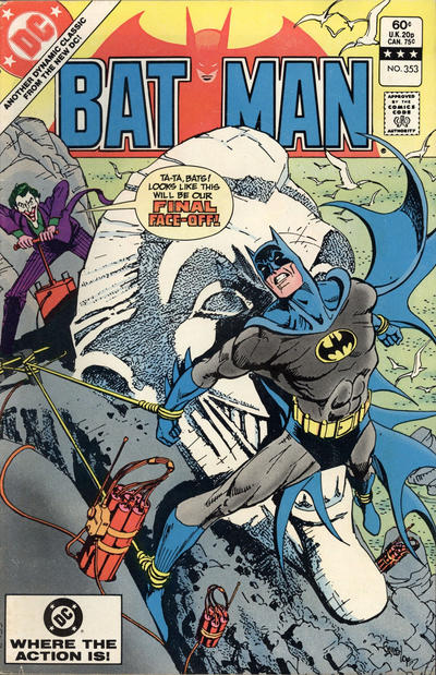 Cover for Batman (DC, 1940 series) #353 [No Cover Date]
