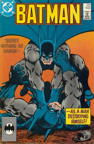 Cover for Batman (DC, 1940 series) #402 [No Cover Date - Bat Symbol UPC]