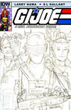 Cover Thumbnail for G.I. Joe: A Real American Hero (2010 series) #180 [Cover RI - Incentive Larry Hama Sketch Variant]