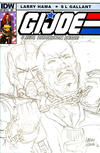 Cover for G.I. Joe: A Real American Hero (IDW, 2010 series) #181 [Cover RI - Incentive Larry Hama Sketch Variant]