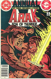 Cover Thumbnail for Arak Annual (DC, 1984 series) #1 [Newsstand]